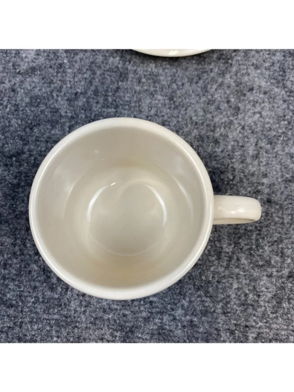 Longaberger Woven Traditions Heritage Green 3 Cups & 3 Saucers Set Lot USA